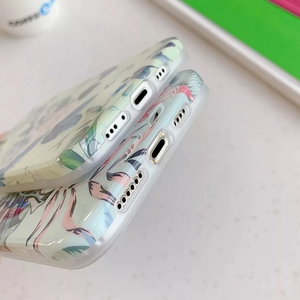 Floral iPhone 11 Case iPhone 12 Pro Max Case Floral laser Holographic - Picture 3 of 8